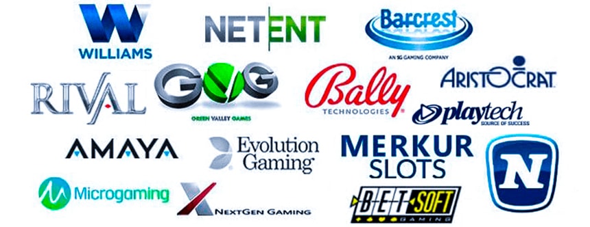lista de fabricantes populares de software de juegos de azar para casinos